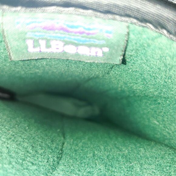 Vintage LL Bean Rain Boots Size 9 Insulated Black Rubber Womens Made In Canada - Picture 10 of 14